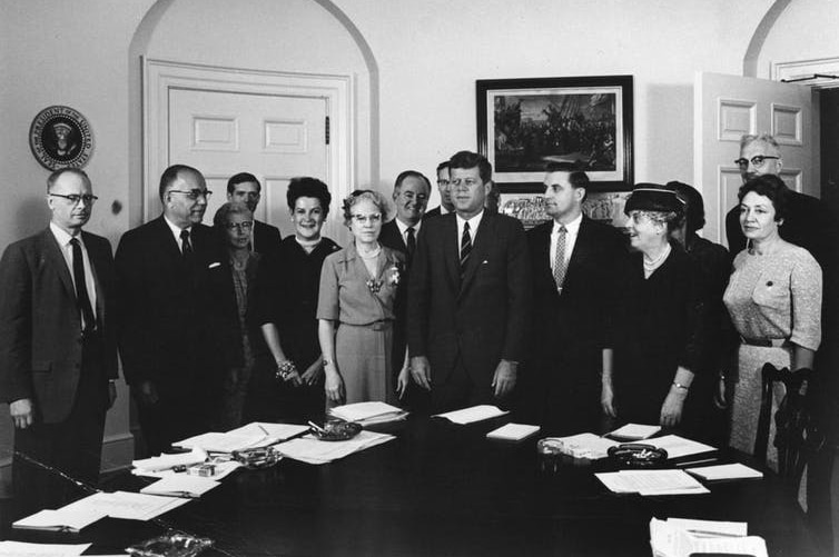 President John F. Kennedy with Members of the Consumer Advisory Council, 1962