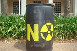 Protesters say no to a nuclear waste dump