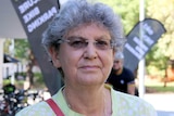 Rosemary Coates, partner of Paola Ferroni killed when cycling on Kings Park Rd in Perth in 2014, has called for mandatory high visibility vests 12 March 2015