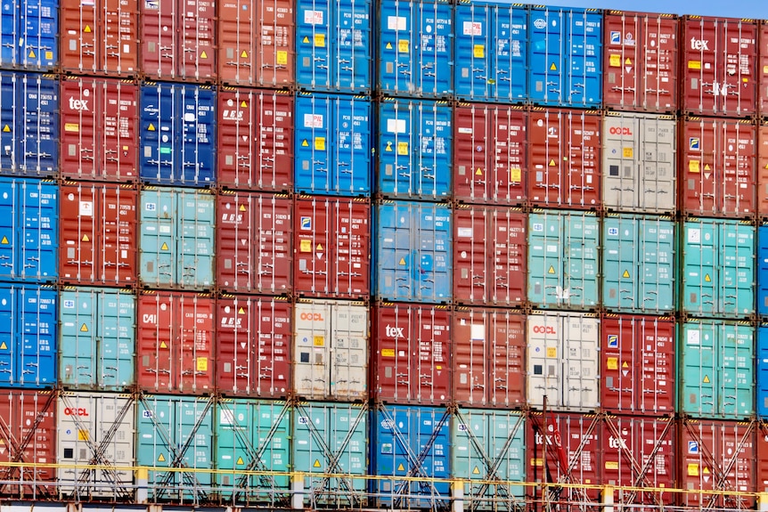 Shipping containers at Port Botany