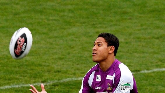 New Bronco... Brisbane has announced Israel Folau will join the club in 2009.