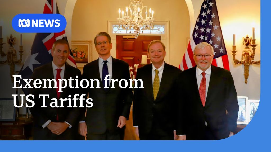 Treasurer makes case for Australia's exemption from US tariffs - ABC News