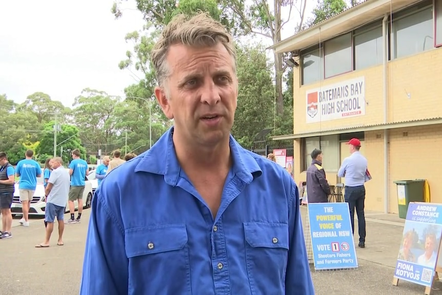 Former Bega MP Andrew Constance says many people are still living in sheds and caravans