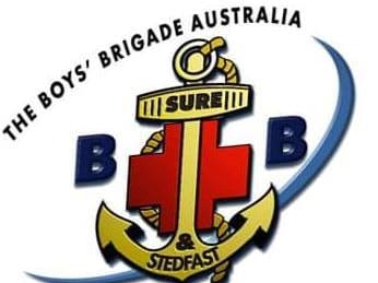 A logo of an anchor with the words sure and stedfast on it and the letter B either side.