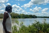 A man looks pensively at the Roper River