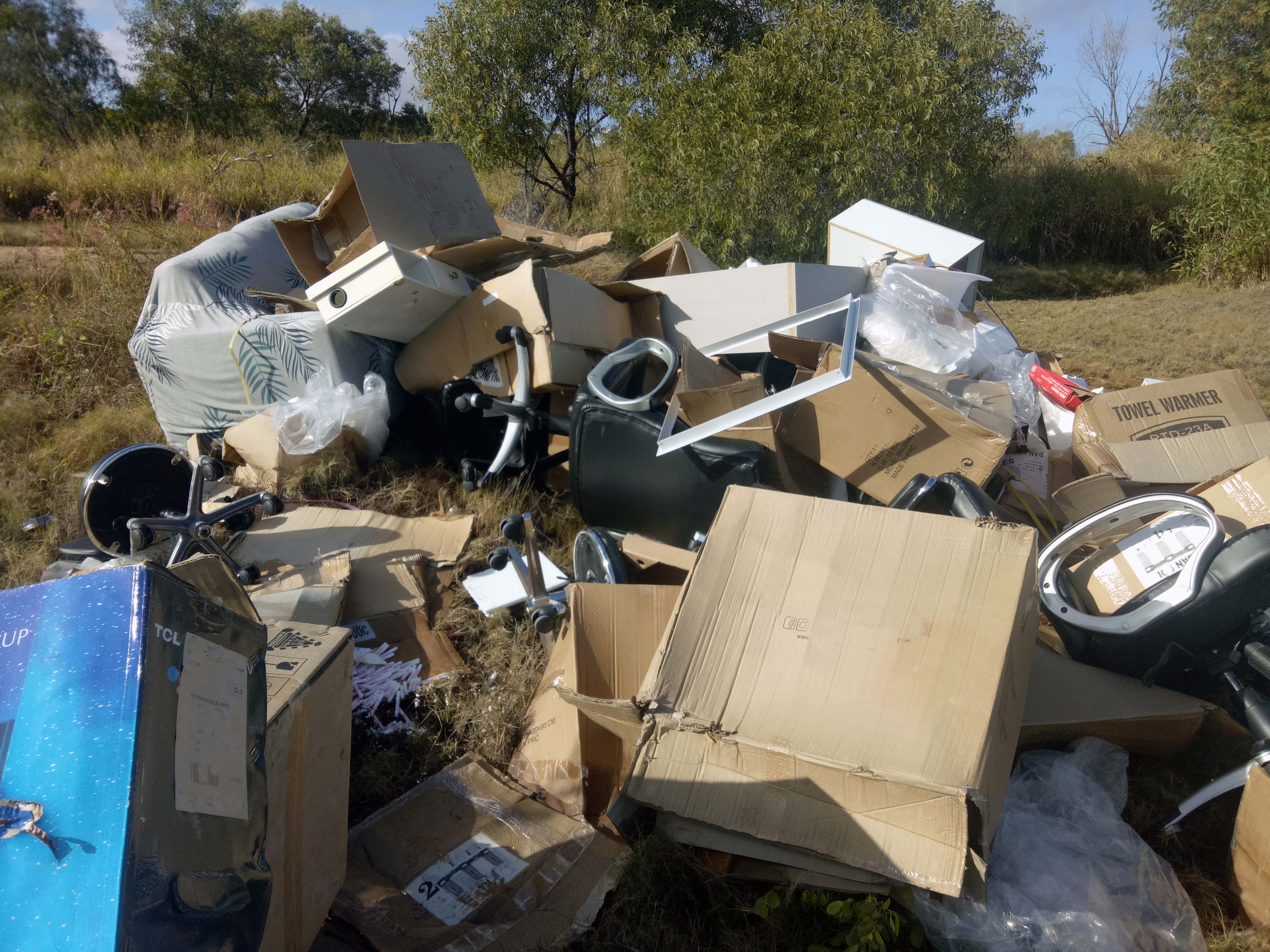 Authorities slam 'disgusting' illegal dumping as rubbish piles up in