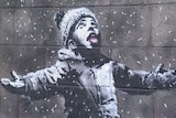 Banksy's mural in Wales