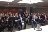 LNP MPs at leadership ballot at Parliament House in Brisbane on February 7, 2015
