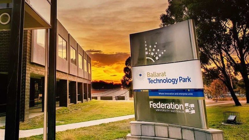 A picture of Federation University's Ballarat campus.