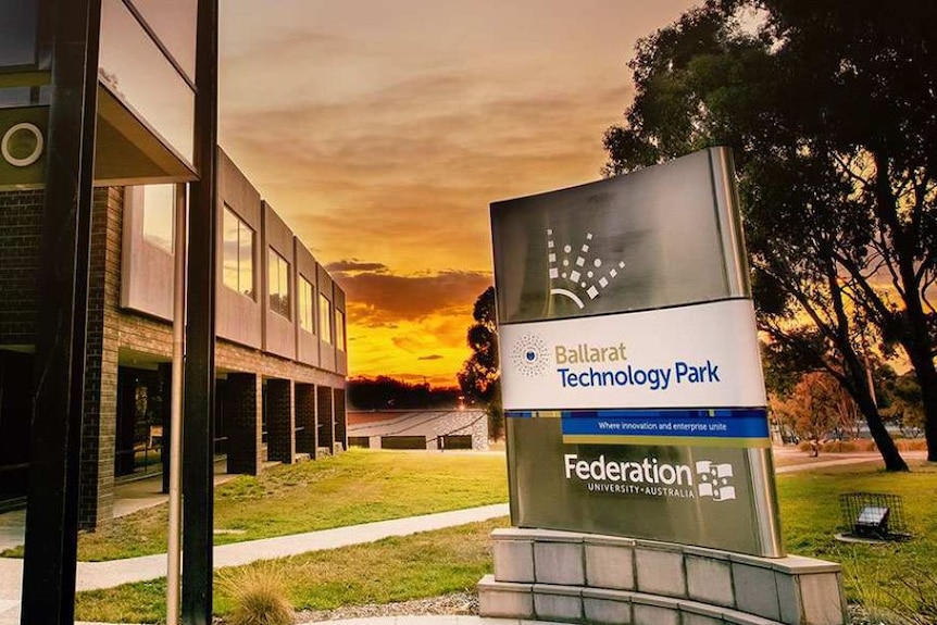 A photo of Federation University's Ballarat campus.
