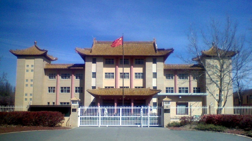 The Chinese Embassy in Canberra.