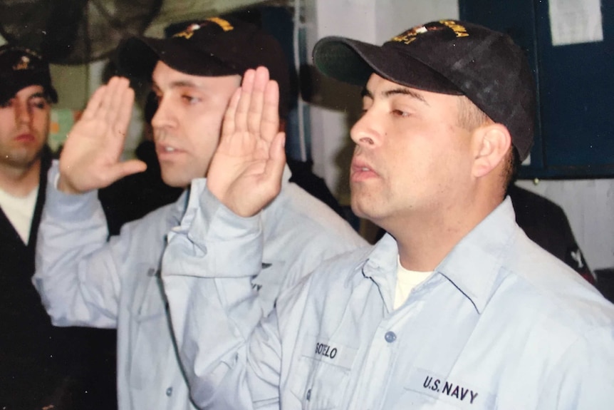 Joaquin Sotelo, 35, while in the Navy.