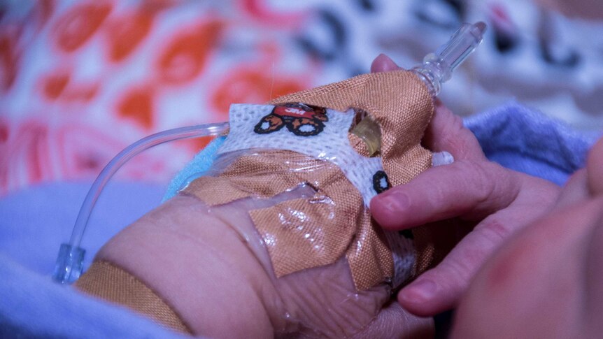 Newborn baby in hospital