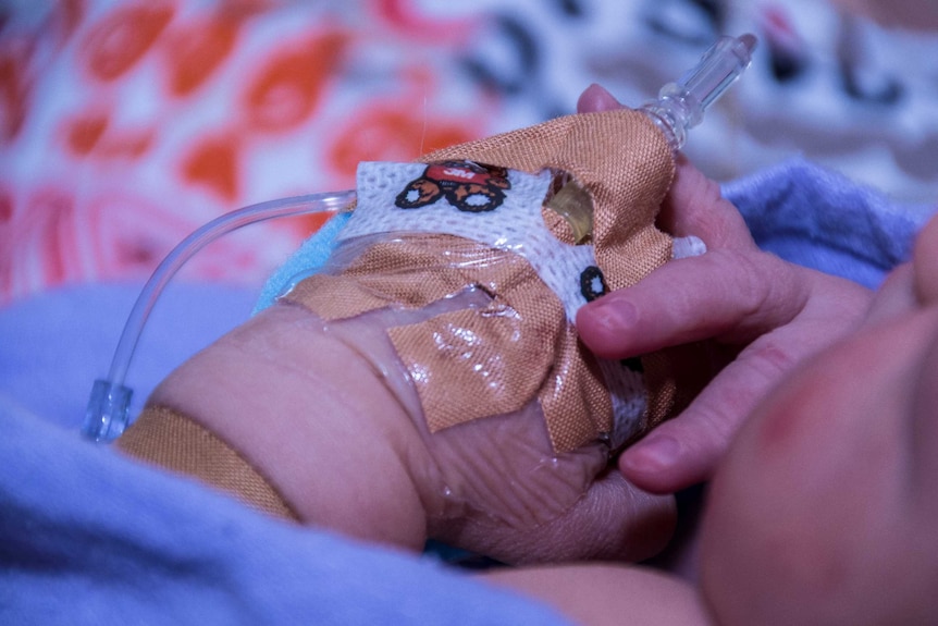 Newborn baby in hospital