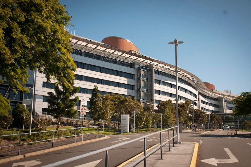 An exterior view of the Princess Alexandra Hospital in Brisbane on July 1, 2017.