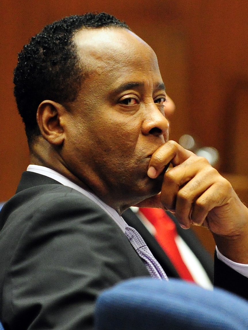 Conrad Murray in court