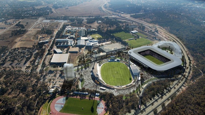 This proposal to create a unique sporting precinct at Bruce would cost $300-$350 million.