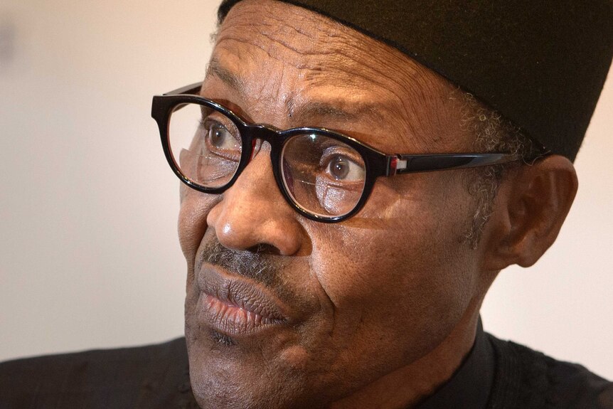 Nigeria's president Muhammadu Buhari