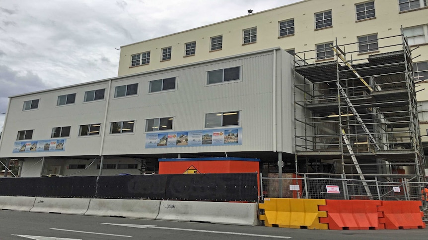 Royal Hobart Hospital construction site