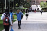 People walking through the University of New South Wales
