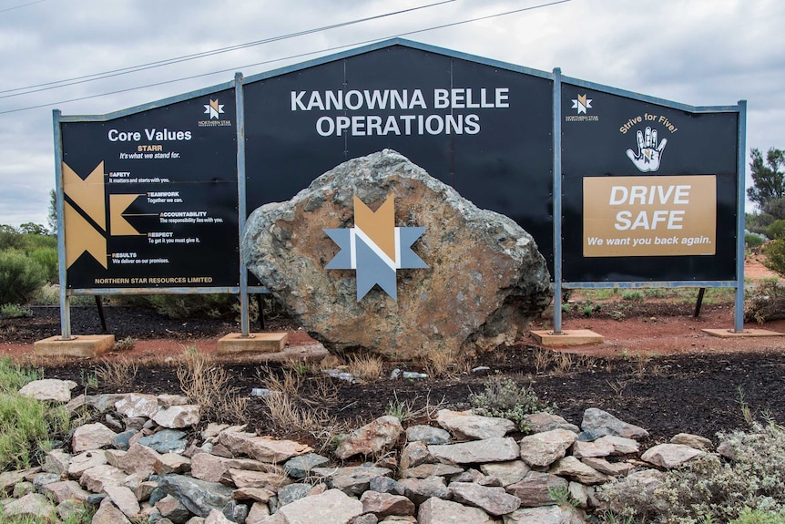 Goldmine entrance in Kalgoorlie
