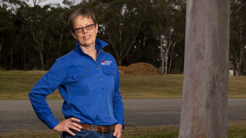 Dr Jane Bennett stands outside.