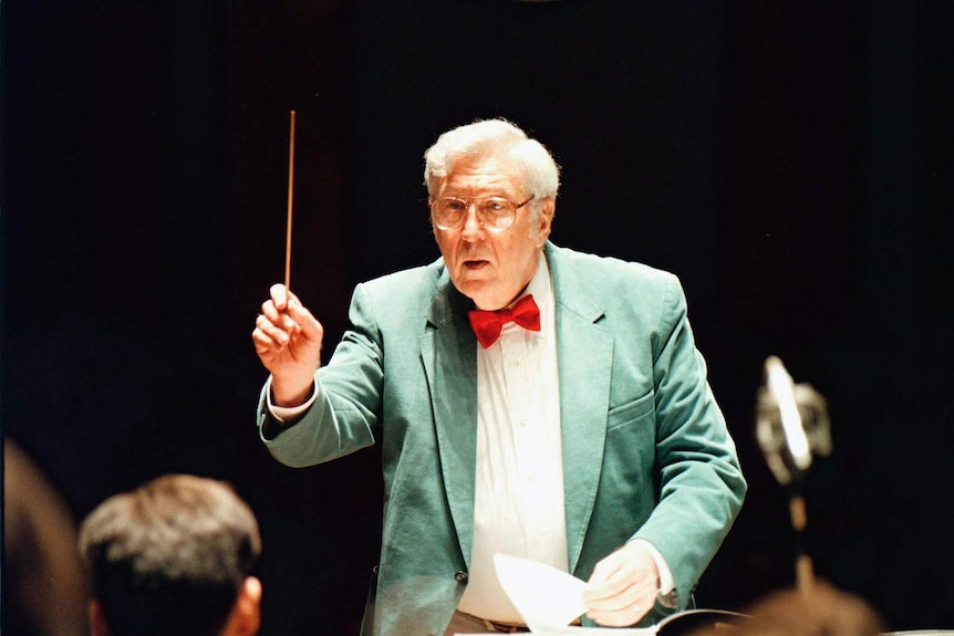 Gunther Schuller conducting