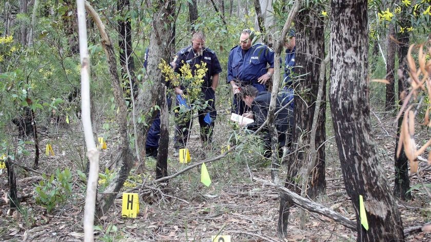 The remains were found by trail bike riders in the Belanglo State Forest.