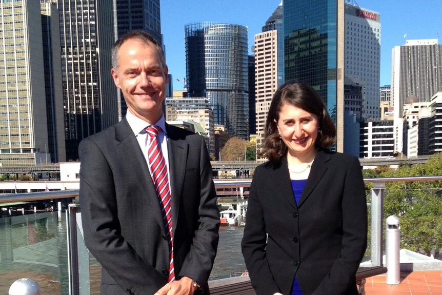 Gladys Berejiklian and Steffen Faurby