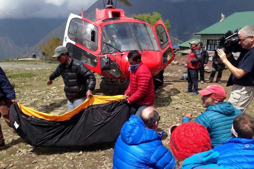 Body of climber killed on Everest after Nepal earthquake