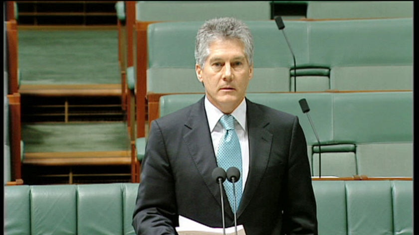 Foreign Minister Stephen Smith attacks the Coalition in Parliament