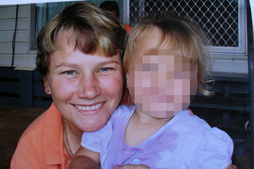 Lainie Coldwell with her daughter.