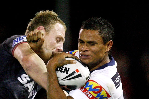 Broncos' Josh Hoffman struggles through Penrith defence