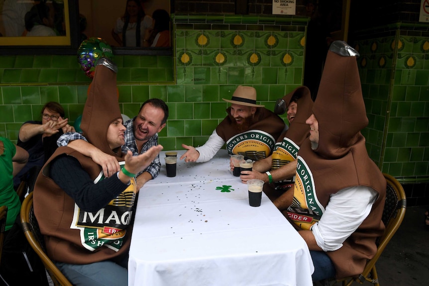 Revellers celebrate St Patricks in Sydney
