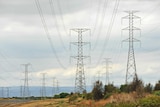Large power pylons and wires.