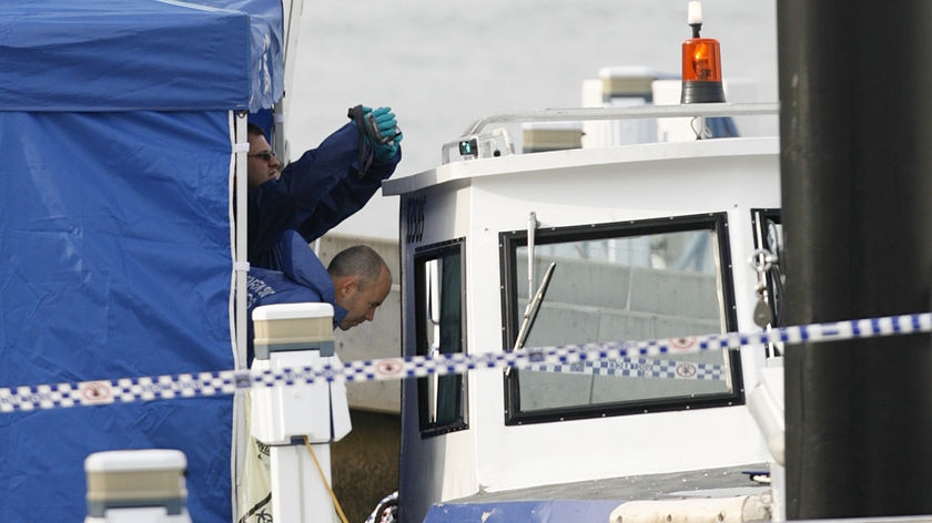 Five dead: 14 people were on the boat when it was hit.
