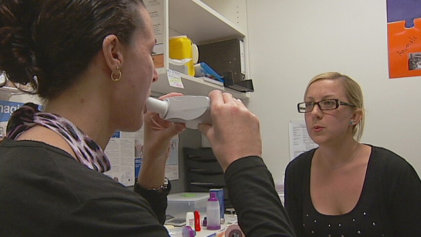 Support for pregnant women with asthma