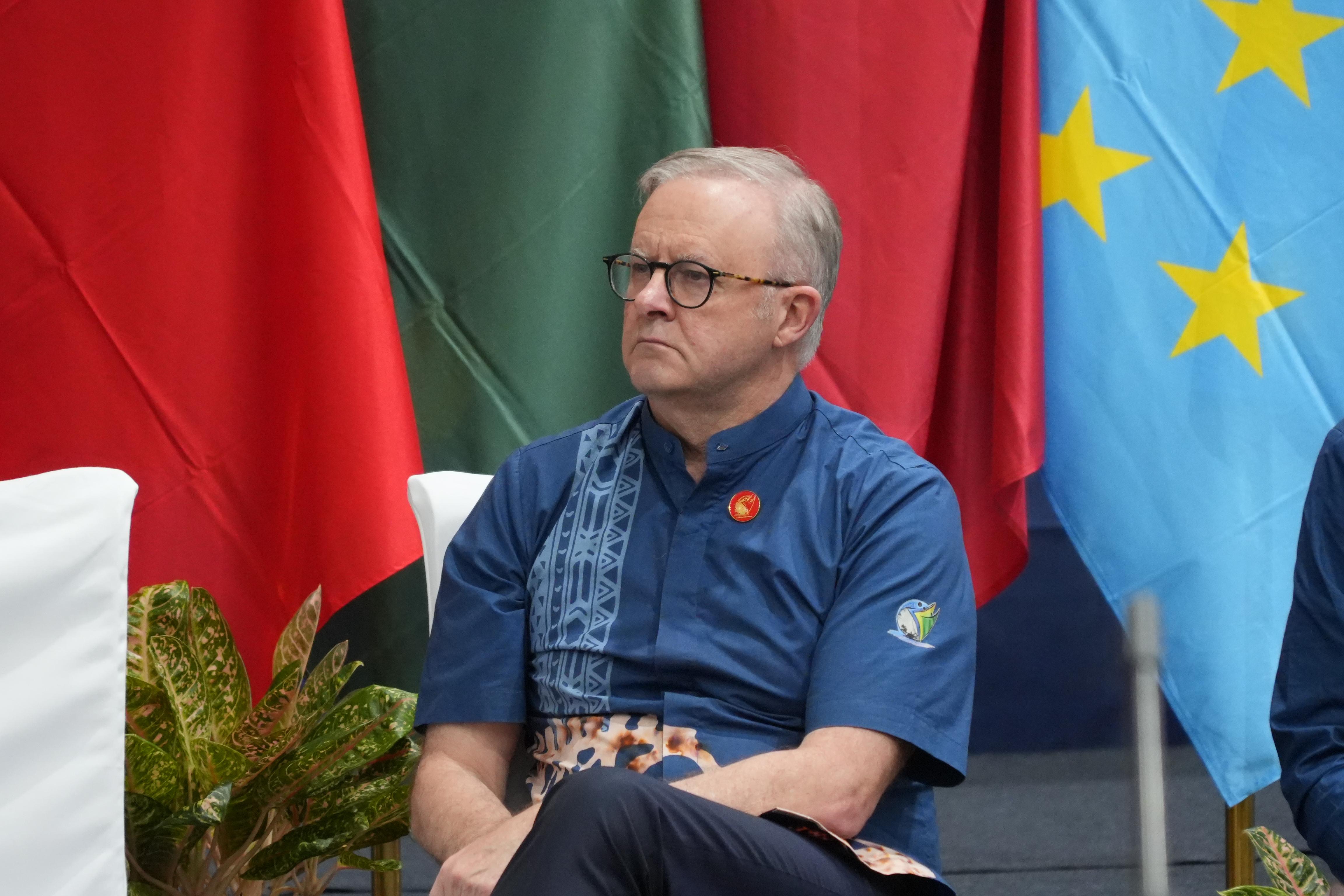 Anthony Albanese at Pacific Islands Forum