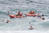 mass rescue at sydney's maroubra beach after a group of swimmers got caught in a rip on sunday january 14 2024