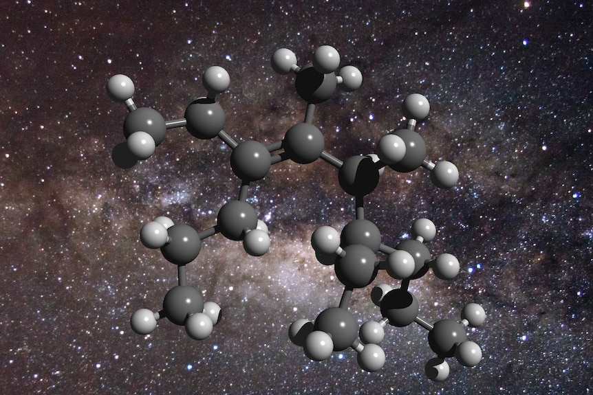 Space grease molecules
