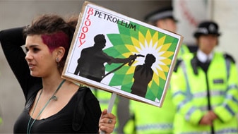 Climate protestors in London (Oli Scarf/Getty Images)