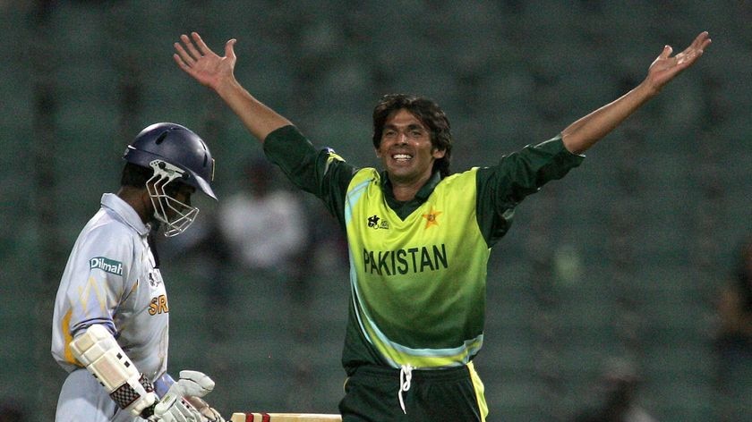 Chequered past... Pakistan bowler Mohammad Asif in the spotlight for the wrong reasons.