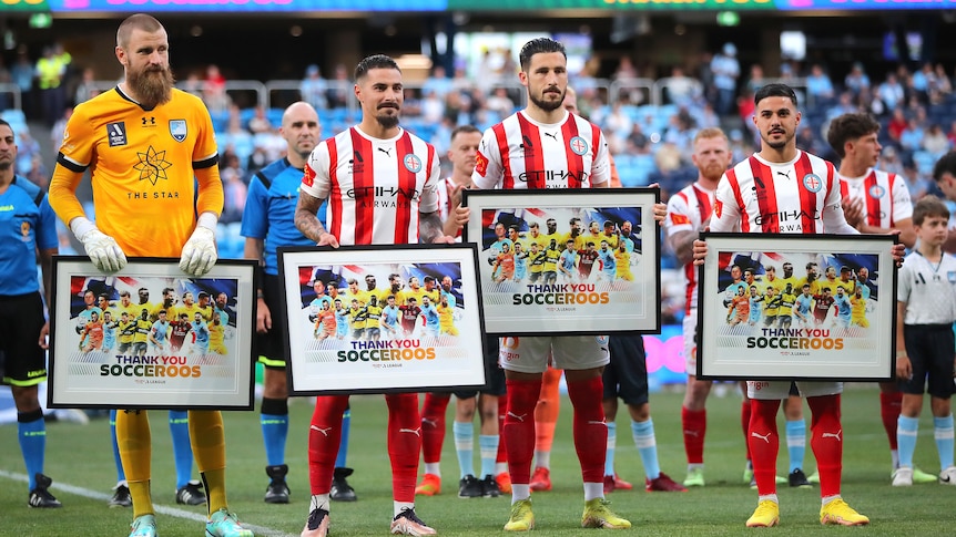 Le quatuor Socceroos honoré lors du retour de la A-League Men alors que le Sydney FC l’emporte sur Melbourne City 2-1