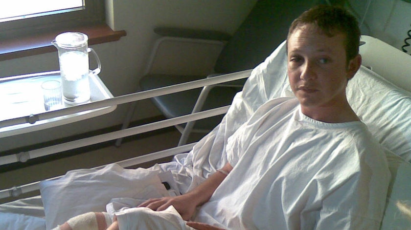 Victim Richard recovering in Fremantle Hospital