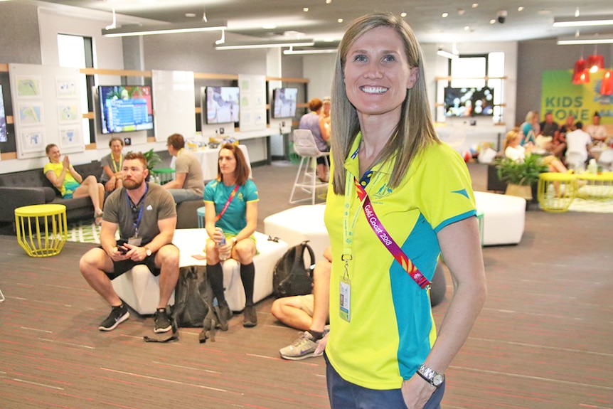 Commonwealth Games Sideline Champions manager Megan Fritsch