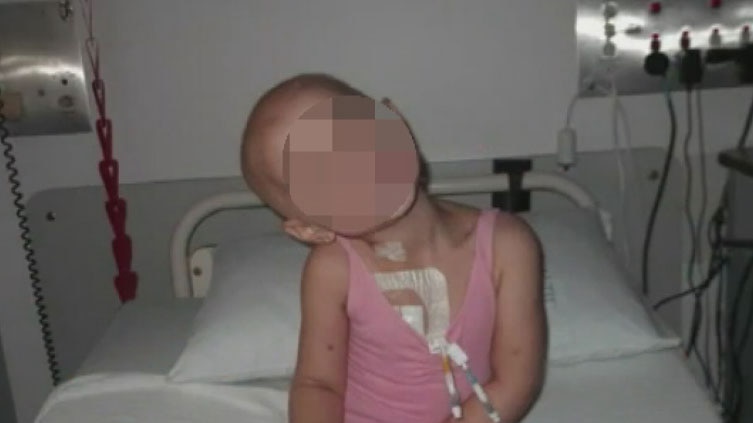 Young girl poisoned with chemotherapy drugs