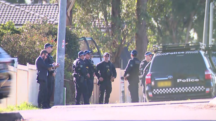 NSW Police at Doonside investigate the fatal strabbing of a young male