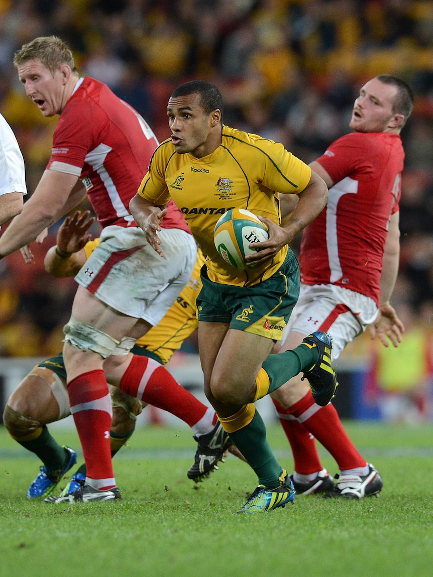 Willing encounter ... The Wallabies are expecting a thrilling contest against the Welsh