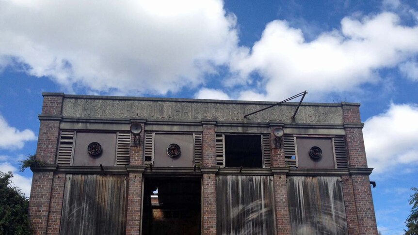 A former Hydro Tasmania substation in Launceston, Tasmania, is being converted into a house.