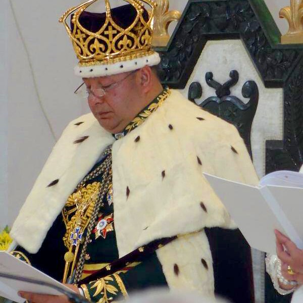 Newly crowned King Tupou VI